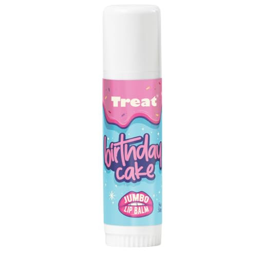 Treat Jumbo Lip Balm Organic & Cruelty (.50 Oz) (Birthday Cake Balm)