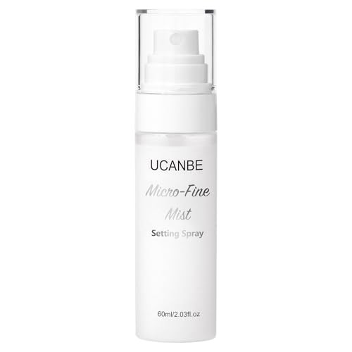 Ucanbe Dewy Setting Spray For Makeup Long Lasting Hydrating Make Up Finishing Spray For Face Micro-Fine Mist Fixing Spray For Dewy Glow Finish Lightweight & Waterproof For Up To 16 Hours Wear