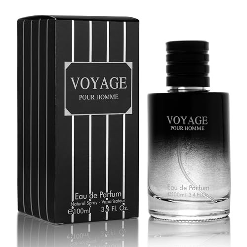 Urban Collection Voyage For Men Eau De Parfum - Sophisticated Male Fragrance Composition Of Bergamot Pepper Lavender Star Anise & Nutmeg - Base Of Peppery & Vanilla - Go-To Daily Scent - Elegant 100Ml Bottle