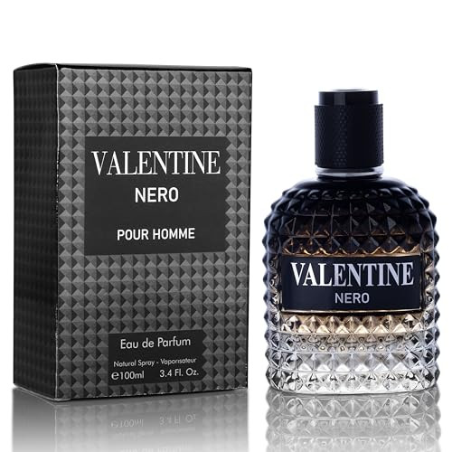 Urban Collection Valentine Nero For Men - Woody Aromatic Fragrance With Floral And Mineral Notes - Masculine Scent 100Ml