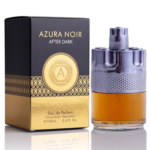 Urban Collection Azura Noir After Dark Eau De Parfum For Men - Woody Spicy Fragrance - Long-Lasting Cologne Choice For Daily Wear - Top Notes Of Lemon Mandarin Orange Lavender 7 Cinnamon - Elegant 100Ml Bottle