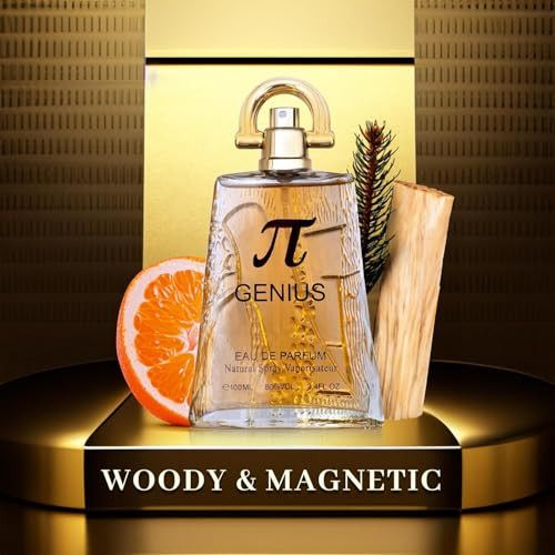 Urban Collection Genius For Men Eau De Parfum - High-End Fragrance With A Combination Of Mandarin Rosemary Galbanum & Pine Needle - Fragrance That Will Get You Noticed - 100Ml Bottle With 100% Recycled Box