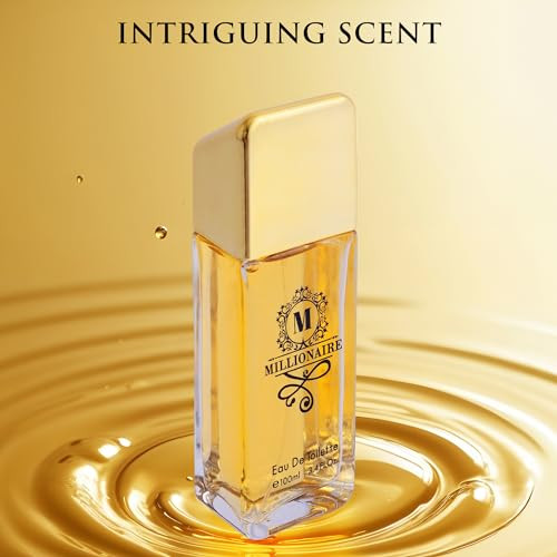 Urban Collection Millionaire Eau De Toilette For Men Citrus Woody & Spicy Blend Top Notes Of Orange & Grapefruit With Mint - Base Notes Of Amber Leather & Patchouli - Vegan & Cruelty- - Elegant 100Ml Bottle