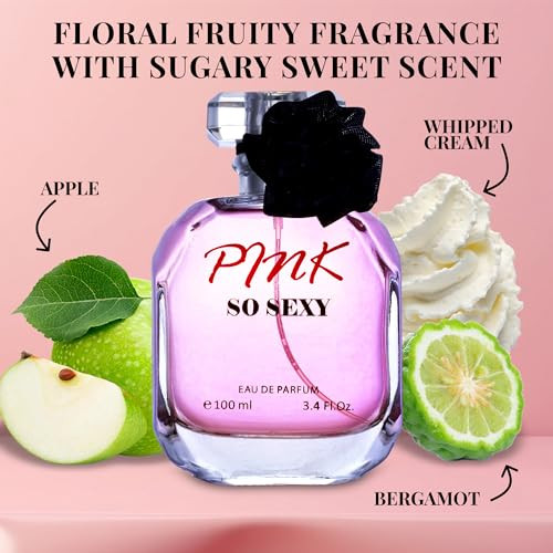 Urban Collection Pink So Sexy For Women Eau De Parfum - Floral Fruity Fragrance With Sugary Sweet Scent - Bergamot Apple & Whipped Cream - Fresh Sweet & Creamy - Luxurious Aroma In 100Ml Bottle - Paraben