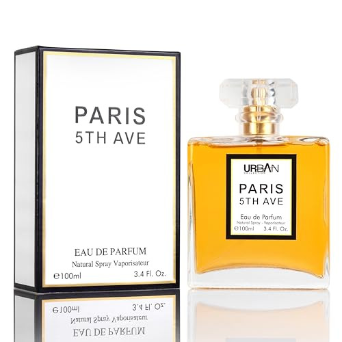 Urban Collection Paris 5Th Avenue For Women Eau De Parfum - Top Notes Of Aldehydes Neroli Ylang Ylang Bergamot & Peach - Base Scents From Vetiver Patchouli Oakmoss Sandalwood & Vanilla - Elegant 100Ml Bottle