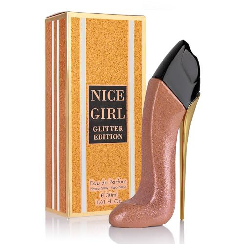 Urban Collection Nice Girl Glitter Edition 30Ml- Oriental Floral Fragrance For Women - Top Notes Of Almond Coffee Bergamot & Lemon - Base Scent Of Tonka Bean Cacao Vanilla Cashmere & Cinnamon