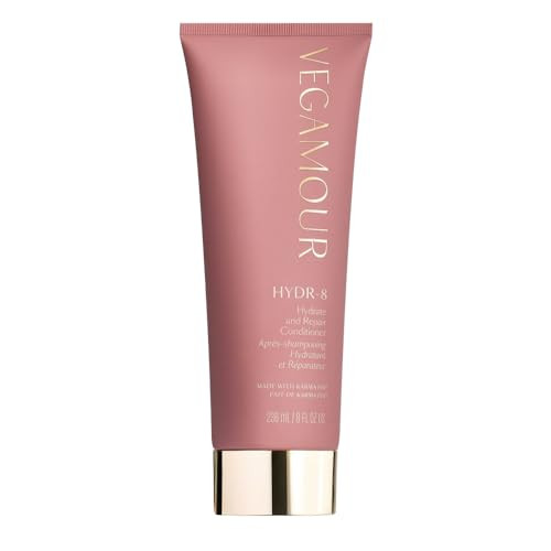 Vegamour Hydr-8 Hydrate And Repair Conditioner - Hydrating Conditioner With Marula Oil Moringa Oil Ceramides & Biotin Natural Conditioner For Dry Hair