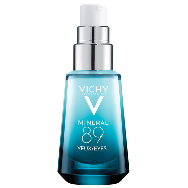Vichy Mineral 89 Eye Serum Hyaluronic Acid And Caffeine Cream Under Eye Cream For Dark Circles Hydrating & Puffiness Reducer Opthalmologist Tested