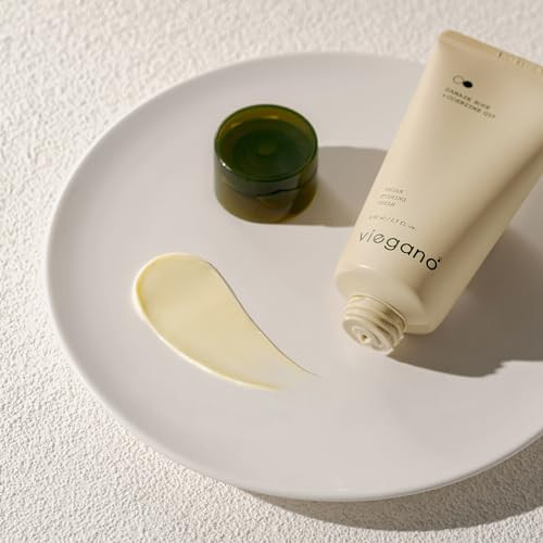 [ Viegano ] Firming Cream For Sensitive Skin Damask Rose + Coq10 Korean Moisturizer Targets Fine Lines & Wrinkles 100% Vegan 80 Ml
