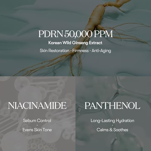 Vt Cosmetics Pdrn Toner Hydrating Facial Toner With 50000Ppm Vegan Pdrn Korean Wild Ginseng Niacinamide & Panthenol Lightweight Fragrance- Skin Soothing Korean Skincare (8.45 Fl. Oz.)