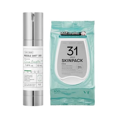 Vt Cosmetics Bundle Cica Reedle Shot 300 & Mild Skin Pack