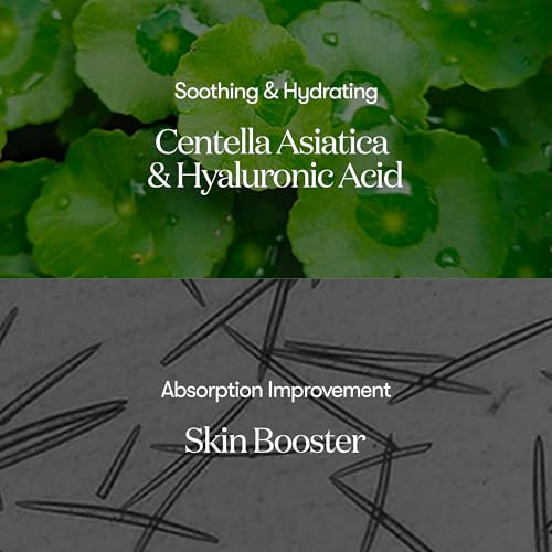 Vt Cosmetics Bundle Cica Reedle Shot 100 Cica Mask Cleanser With Brush Microneedling Serum 2-In-1 Clay Mask-To-Foam Cleanser Centella Asiatica For Acne-Prone & Sensitive Skin Korean Skincare