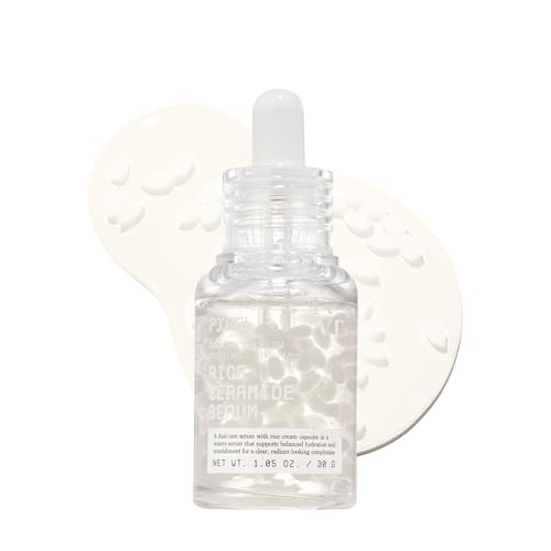 Vt Cosmetics Rice Ceramide Serum Hydrating Face Serum With Rice Extract & Ceramide Complex Moisturizing Barrier Care Serum For Dry Dull Sensitive Skin Daily Korean Skincare 1.05 Fl.Oz