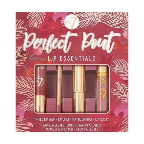 W7 Perfect Pout Lip Essentials 0.25 Fl Oz (Pack Of 4)