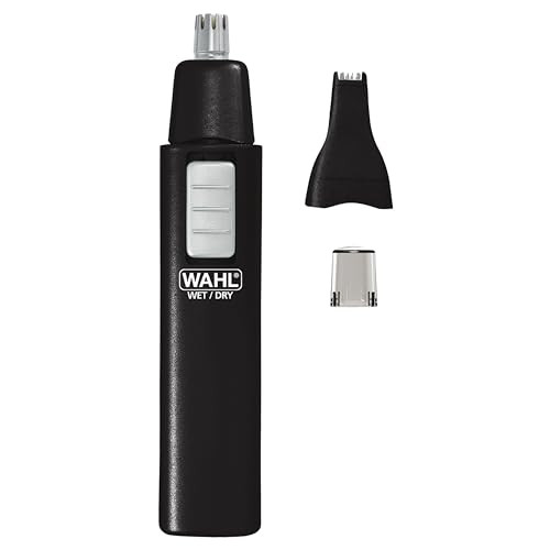 Wahl 5567-500 Ear Nose And Brow Wet/Dry Battery Trimmer Black