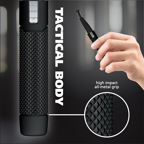 Wahl Manscaper 2 In 1 Lithium Battery Tactical Dual Sided Eyebrow Trimmer And Nose Hair Trimmer For Men Model 3023805