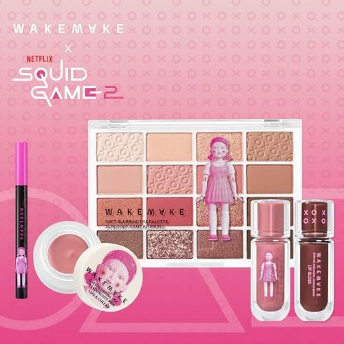 Wakemake Wm X Netflix Squid Game Get Ready With Younghee Make Up Set Korean Make Up Set