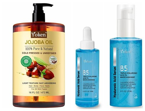 Yoken Pure Jojoba Oil & Hyaluronic Acid Serum
