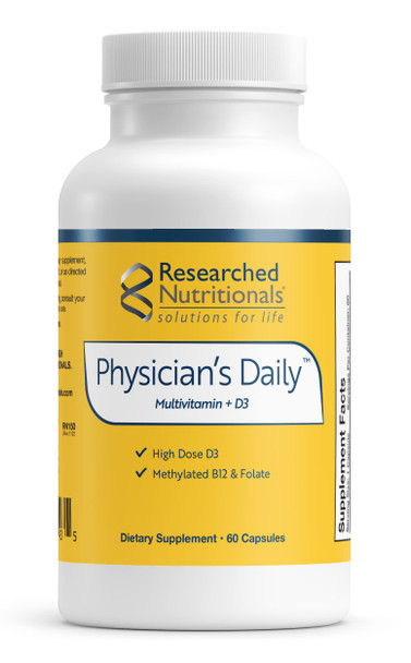 Researched Nutritionals Physicians Daily Multivitamin  D3 60 Capsules