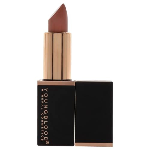 Youngblood Mineral Creme Lipstick - Blushin Nude For Women 0.14 Oz Lipstick