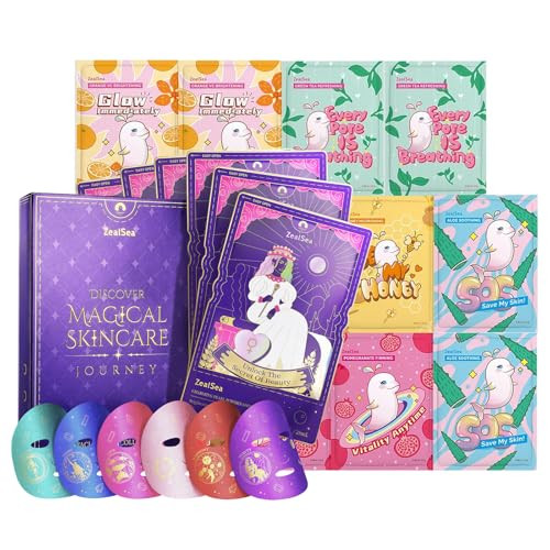 Zealsea Collagen Face Masks And Moisturizing Masks Bundle