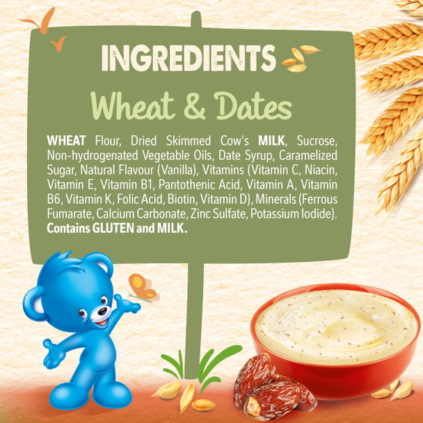 Cerelac Nestle Cerelac Infant Cereal Wheat & Dates Tin Pack 400G