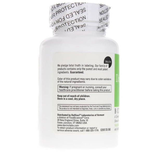 Davinci Labs B Complex-75 - 60 Capsules