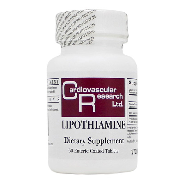 Ecological Formulas  Lipothiamine  60 Enteric Coated Tablets