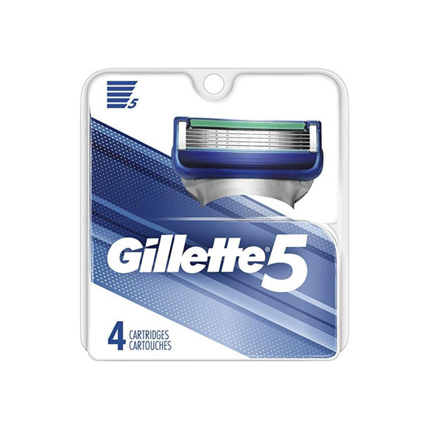 Gillette 5 Men's Razor Blade Refills, 4 ea