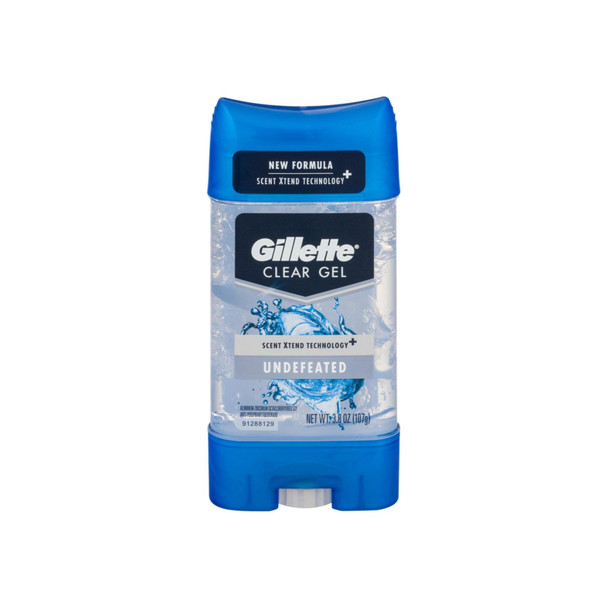 Gillette Antiperspirant Clear Gel Undefeated 3.8 oz