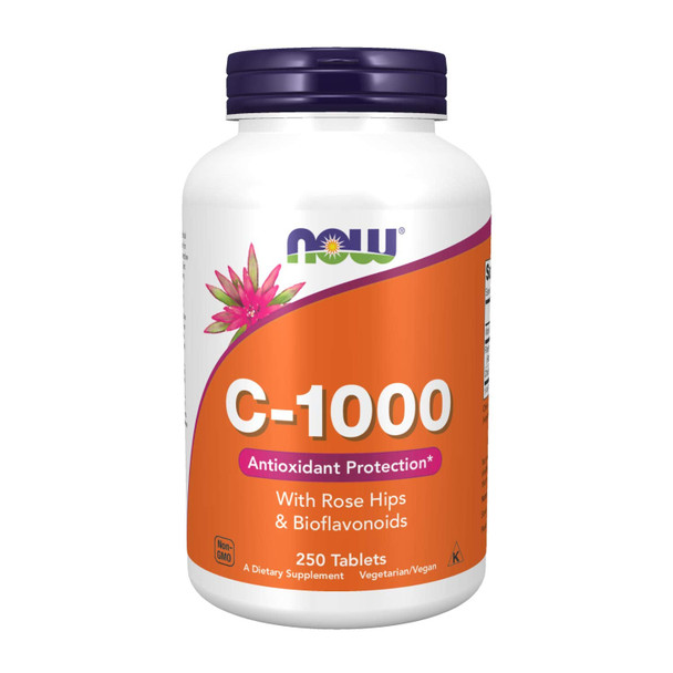 Now Foods, C-1000, with Rose Hips & Bioflavonoids, 250 Tablets