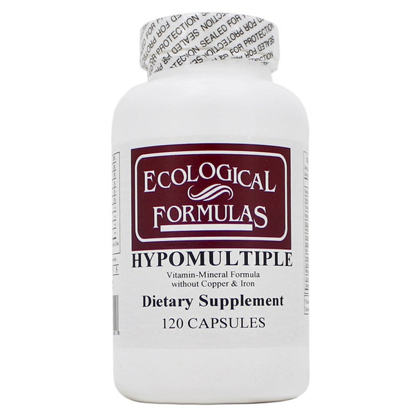 Ecological Formulas  Hypomultiple Without Cu/Fe  120 Capsules