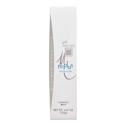 Apagard M-Plus Sangi'S Nano-Hydroxyapatite Toothpaste For Naturally Whiter Teeth No Fluoride For Family Use 125G / 4.4 Oz Mild Mint Flavor Pack Of 3