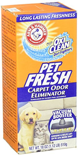 Arm & Hammer Pet Fresh Carpet Odor Eliminator Plus Oxi Clean Dirt Fighters 1.12 Lb