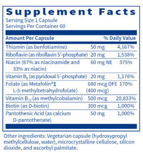 Protocols For Health Methyl B-12 Folate 60 Tablets
