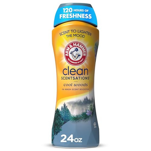 Arm & Hammer Clean Scentsations In-Wash Scent Booster Cool Woods Scent 24 Oz