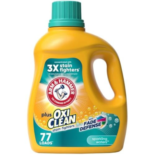 Arm & Hammer Plus Oxiclean Fade Defense 77 Loads Liquid Laundry Detergent 100.5 Floz