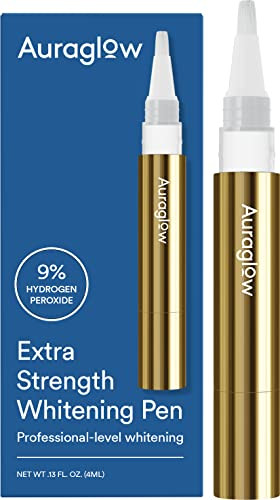Auraglow 44 Teeth Whitening Gel & Extra Strength Whitening Pen