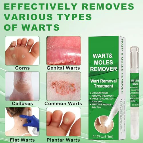 Befada Fast Acting Skin Tag Remover For Face & Body I Salicylic Acid Wart Remover Pen With Brush I Gentle Formula Travel Size (0.135Fl.Oz)