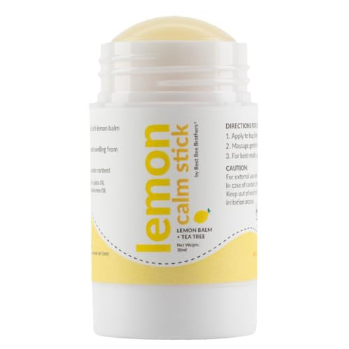 Best Bee Brothers Lemon Calm Stick Lemon Balm & Tea Tree Bug Bite & Itchy Skin Relief Balm