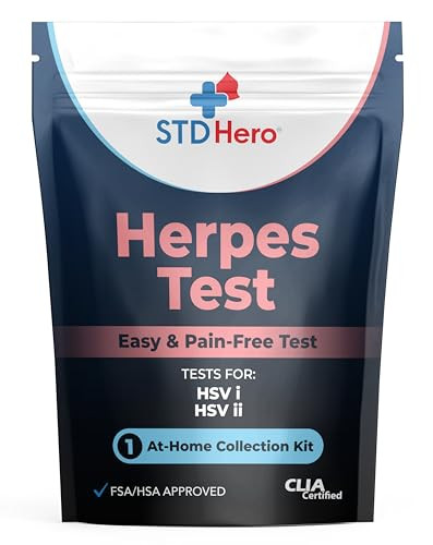Better Life Science At-Home Hsv Test Kit Health Screening Kit For Men & Women Discreet Sample Collection Easy-To-Use Home Testing Kit With Secure Online Results And Lab Processing