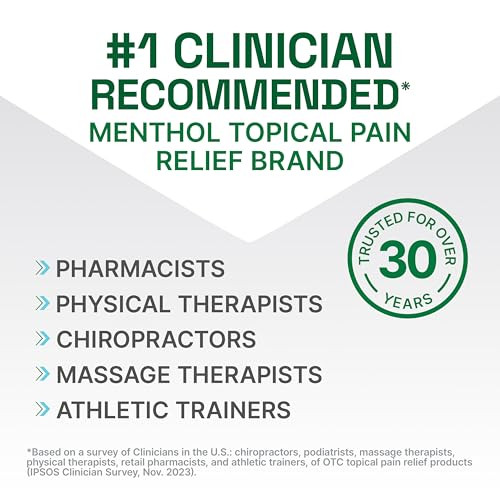 Biofreeze Professional Pain Relief Roll On Travel Size Arthritis Discomfort Reliever Fast Acting & Long Lasting Formula Cooling Menthol Gel 3 Fl Oz (Pack Of 3)