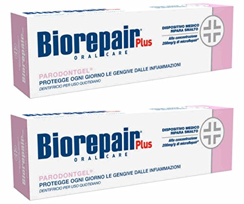 Biorepair Parodontgel Daily Toothpaste - 2.54 Fluid Ounces (75Ml) Tubes (Pack Of 2) Italian Import