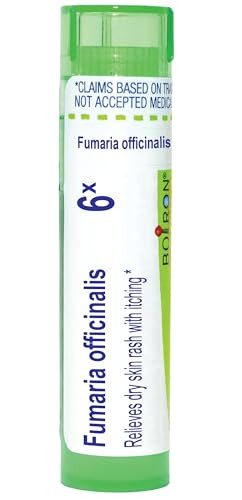 Boiron Fumaria Officinalis 6X For Dry Skin Rash With Itching 80 Pellets