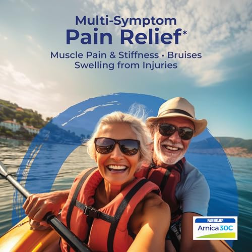 Boiron Arnica Montana 1M For Muscle Pain Stiffness Swelling From Injuries & Bruises 80 Pellets