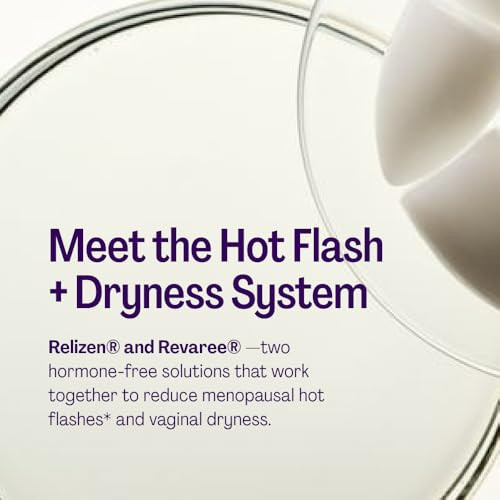 Bonafide Relizen Revaree Hormone-Free Relief From Hot Flashes And Night Sweats During Menopause Vaginal Moisturizer With Hyaluronic Acid 1 Month Supply