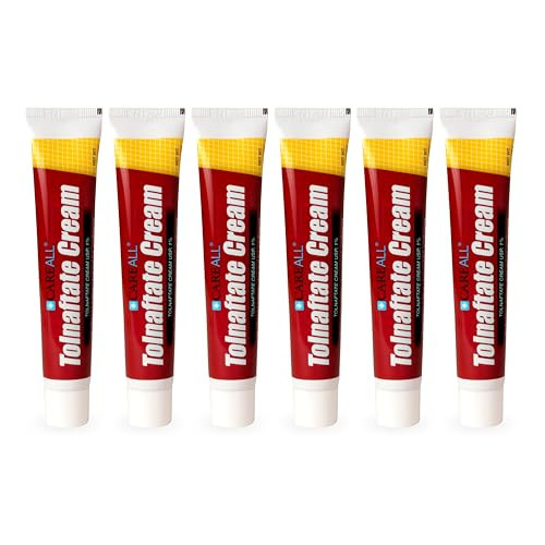 Careall Tolnaftate Cream Usp 1 1.0 Oz Tube (6 Pack) Effective Antifungal Treatment For Athlete S Foot Jock Itch Ringworm. Relief From Itching. Compare To The Leading Brand
