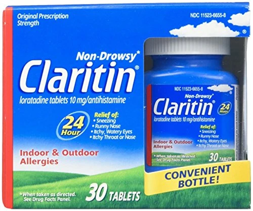 Claritin Non-Drowsy Indoor & Outdoor Allergies Antihistamine 30 Tablets