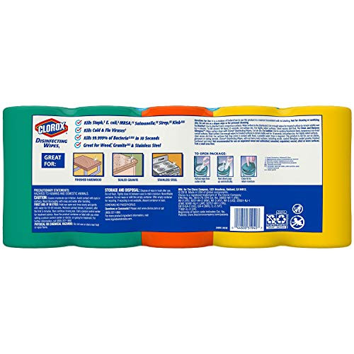 Clorox Disinfecting Wipes Variety Pack 78 Count (Pack Of 5)