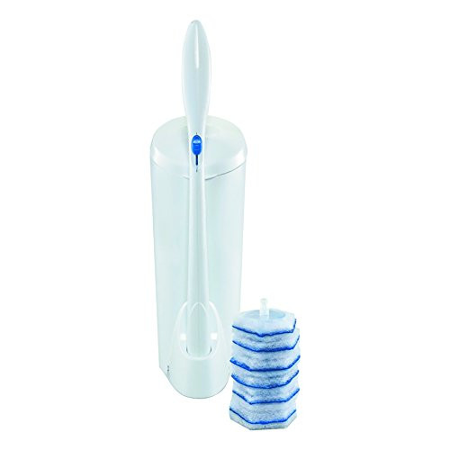 Clorox 03191Ct Toilet Wand Disposable Toilet Cleaning Kit Handle Caddy & Refills White (Case Of 6)